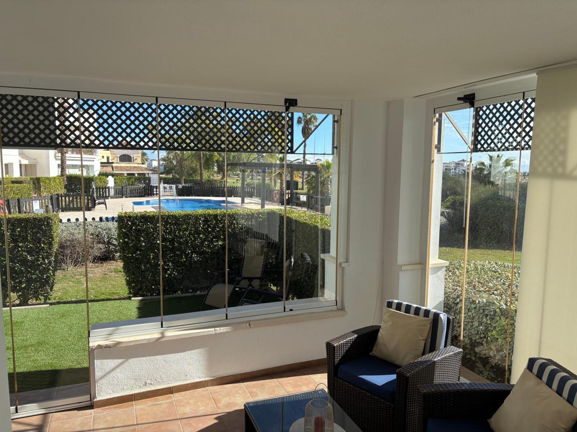 Apartamento De Lujo En Planta Baja Con Piscina En La Torre Golf Resort Roldan Bagian luar foto
