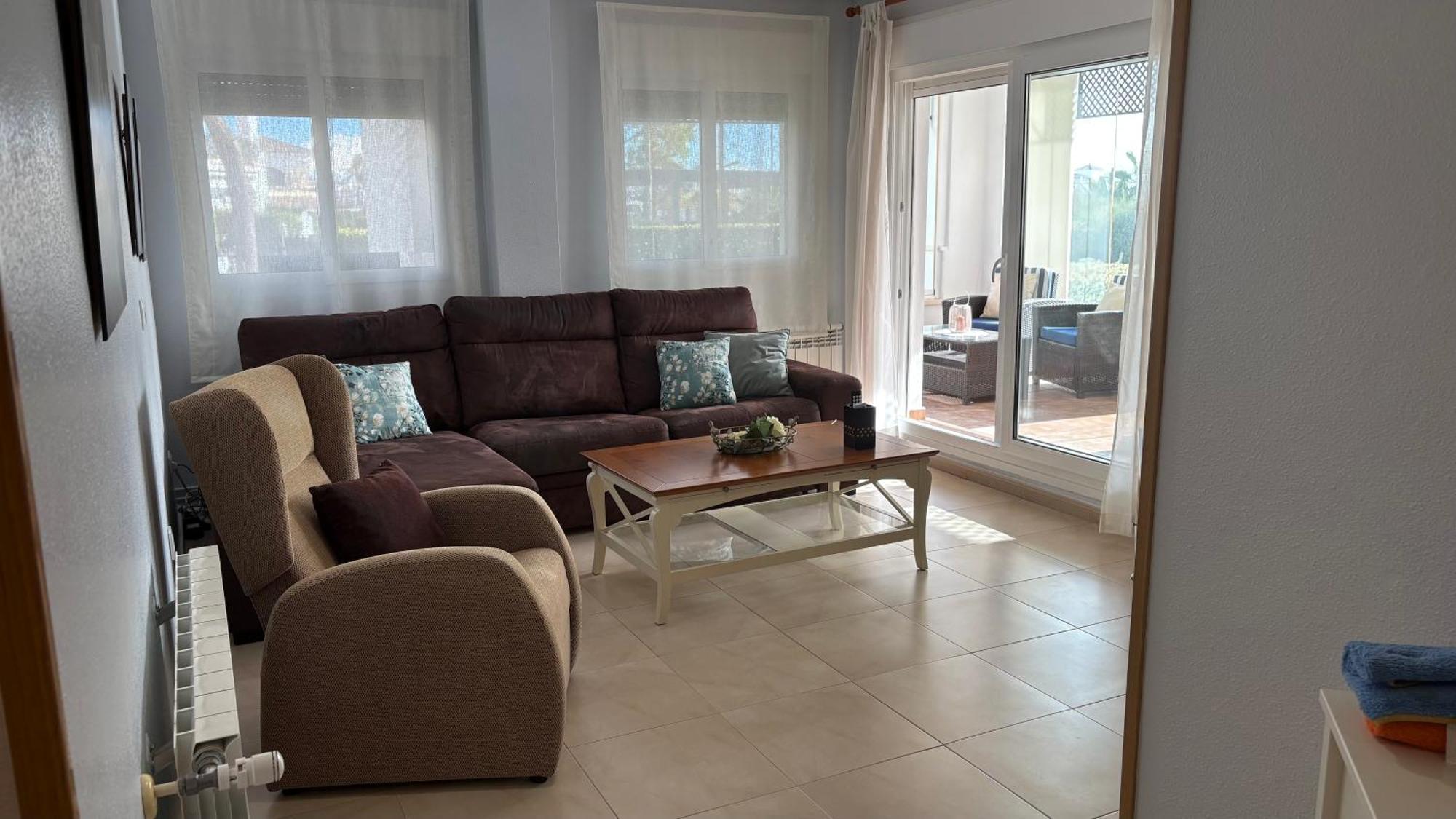 Apartamento De Lujo En Planta Baja Con Piscina En La Torre Golf Resort Roldan Bagian luar foto