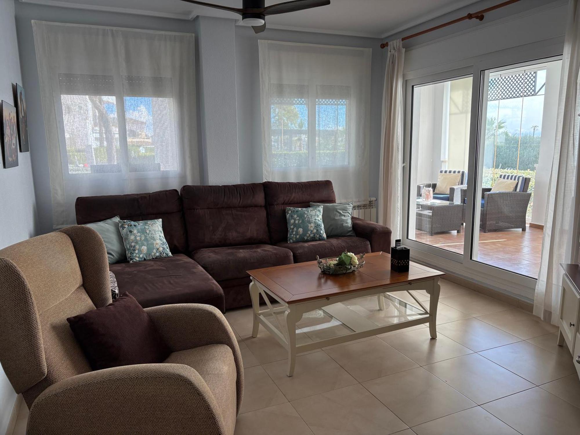 Apartamento De Lujo En Planta Baja Con Piscina En La Torre Golf Resort Roldan Bagian luar foto